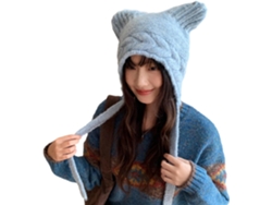 Gorro De Mujer Con Orejeras Abrigadas: Ideal Para Invierno, Ciclismo, Escalada Y Esquí. Forro Grueso.