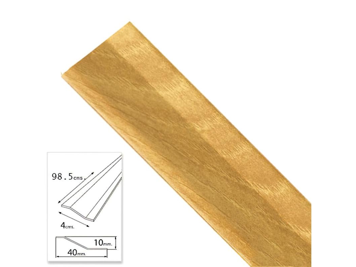 Tapajuntas Adhesivo Para Ceramica Metal Roble 98.5 cm WOLFPACK LINEA PROFESIONAL