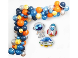 Kit de globos espaciales de 88 piezas para decoración de fiestas infantiles Kofihety