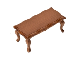 Vlola-mesa Lateral Miniatura Mueble Para Casa De Muñecas 1/12 Accesorios (marrón)