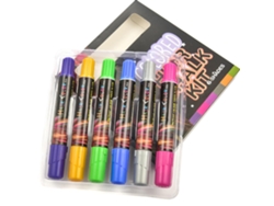 Tinte temporal lavable para el cabello en 6 colores brillantes