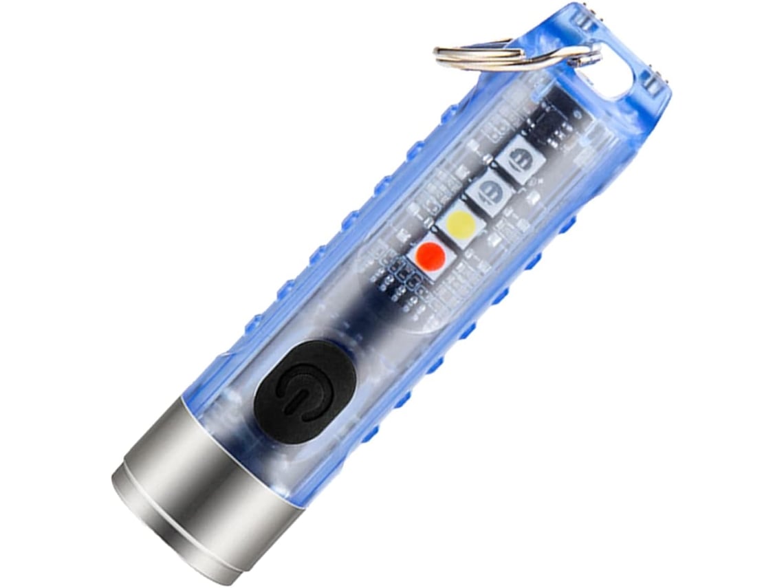 Linterna Led Mini Recargable, Potente, Resistente Al Agua Y Duradera Con Llavero.