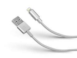 Cable SBS TECABLEUSBIP5BS (USB - Lightning - 1 m - Plateado) — USB - Lightning | 1 m