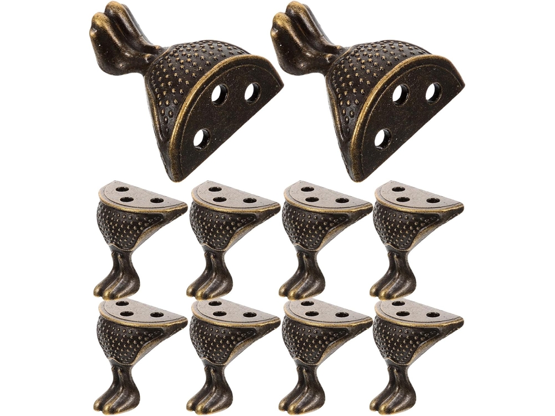 Patas Patas 10 Aleación Zinc Muebles Metálicas Decorativas