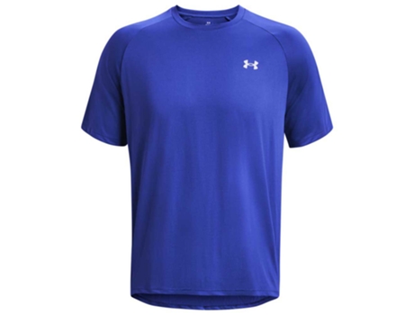 Camiseta de Hombre para Fitness UNDER ARMOUR Tech Reflective Regular Azul (L)
