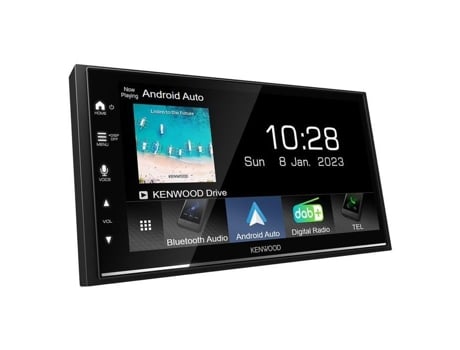 Sistema Multimedia 2Din Fm Mp3 Dab con Pantalla Táctil de 6.8' Wi-Fi Bluetooth 5.0 Usb y Compatibilidad Ap KENWOOD
