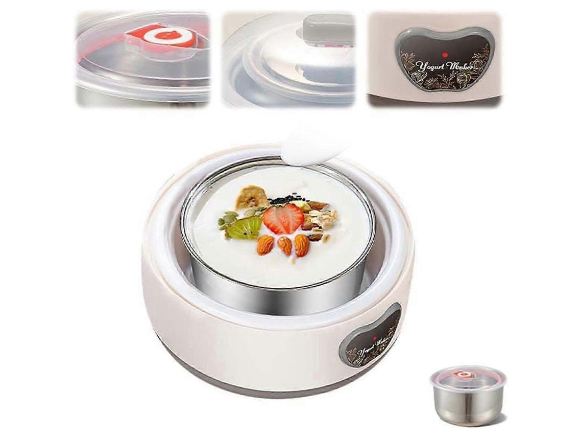Yogurtera Probiótica Con Control De Temperatura Y Tiempo Ajustables - Enchufe Británico