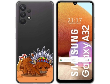 Carcasa Samsung Galaxy A32 4G TUMUNDOSMARTPHONE Bufalo Multicolor