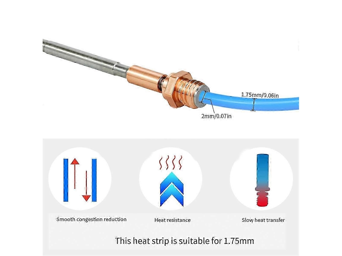 Kit con 3 boquillas de latón y varillas calefactoras, 24 V 40 W, para Prusa I3 Hwy GOKOCO