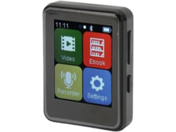 Reproductor MP3 Bluetooth YIZHOOD D2 1.8Inch Tarjeta TF 256GB (Negro)
