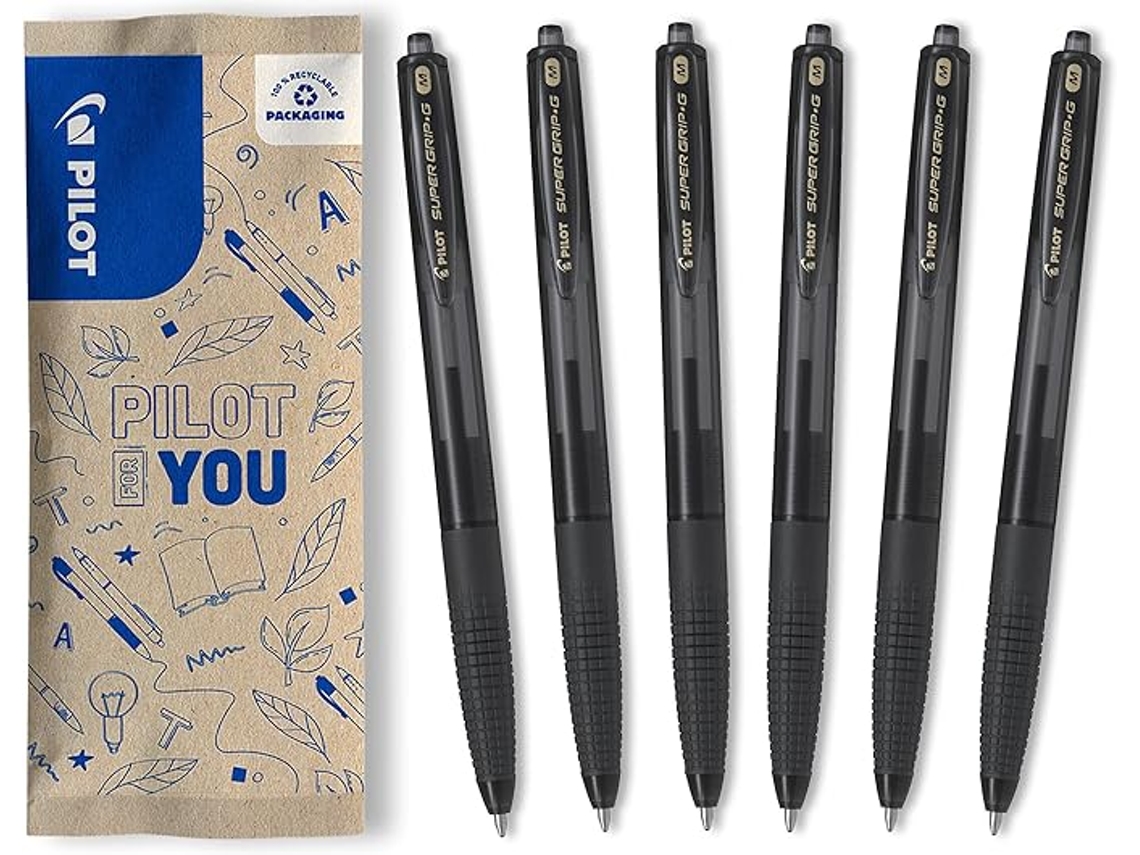 Boligrafo Pilot Super Grip G 1.0 Negro PILOT