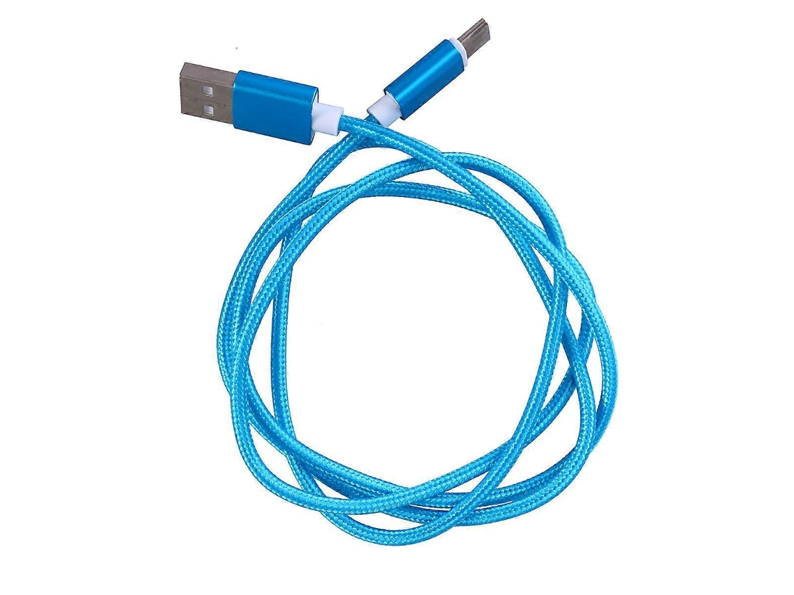 Cable USB C a USB A, cable de datos para usuarios de dispositivos con puertos USB C, azul, 100 cm, sincronización de datos, 1 juego Nostalgia88