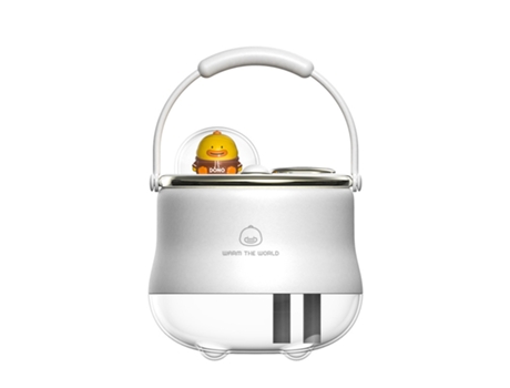 TRUMTW Humidificador Difusor de Aroma Tipo USB Enchufable F08 Umidificador Chao Meng Blanco