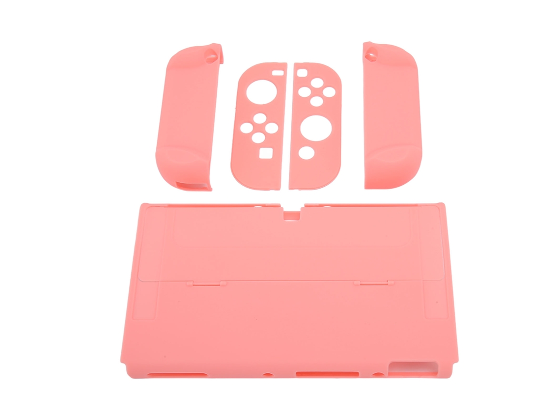 Capa Protectora LAXISCREED Nintendo Switch Oled Rosa Claro
