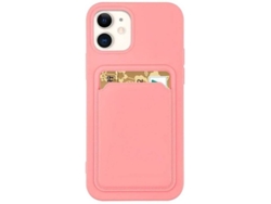 Carcasa Samsung Galaxy A72 4G LMOBILE Porta Tarjeta Rosa
