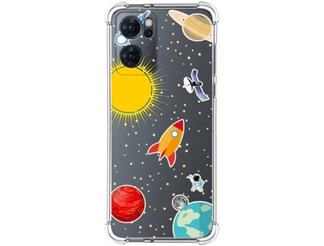 Carcasa para Oppo Find X5 Lite 5G TUMUNDOSMARTPHONE Dibujos Antigolpes Espacio Multicolor
