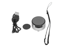 Altavoz De Conducción Ósea Inalámbrico Bt5.3, 3 W, 4 Ω, 5 V, Estéreo, Con Ventosa Para Cocina, Exterior, 10 M, Color Plateado