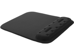 Alfombrilla De Ratón Ergonómica Con Reposamuñecas, Color Negro, Base Antideslizante.