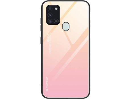Protector de Pantalla Samsung Galaxy A21S LMOBILE Rosa