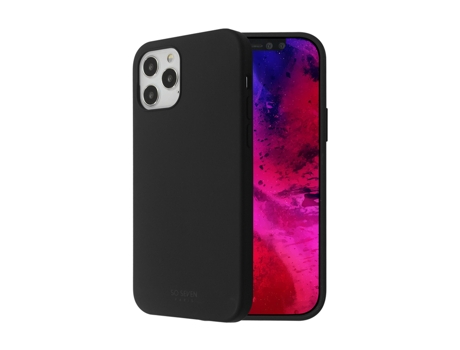 Funda para iPhone 12/12 Pro SO SEVEN Negro