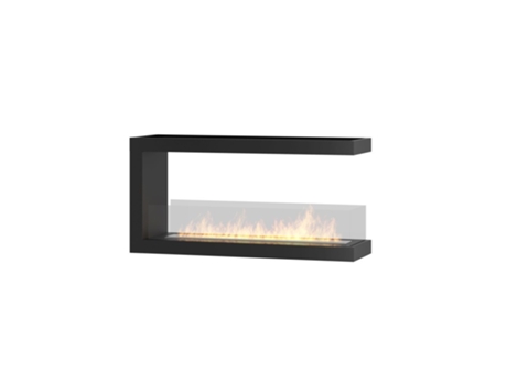 Chimenea de bioetanol empotrable de tres caras INSIDE U1000.2 OUTINFIRE