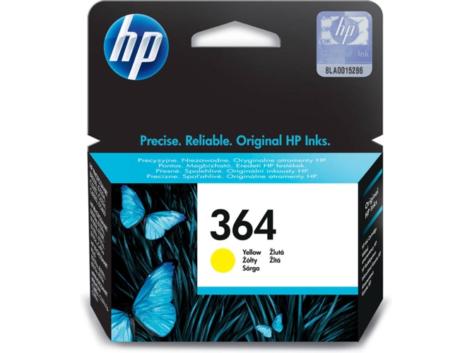 Cartucho de tinta HP HP 364 Original Amarillo 1 pieza(s)