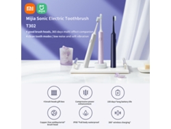 Cepillo De Dientes Eléctrico Sónico Xiaomi Mijia T302 Ipx8, Resistente Al Agua, Carga Inalámbrica, 4 Cabezales, Cepillo De Dientes Electrónico Sónico