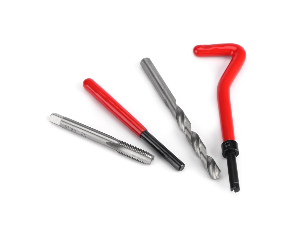 Kit de insertos para reparación de roscas M8 - Herramientas manuales - Mecánica
