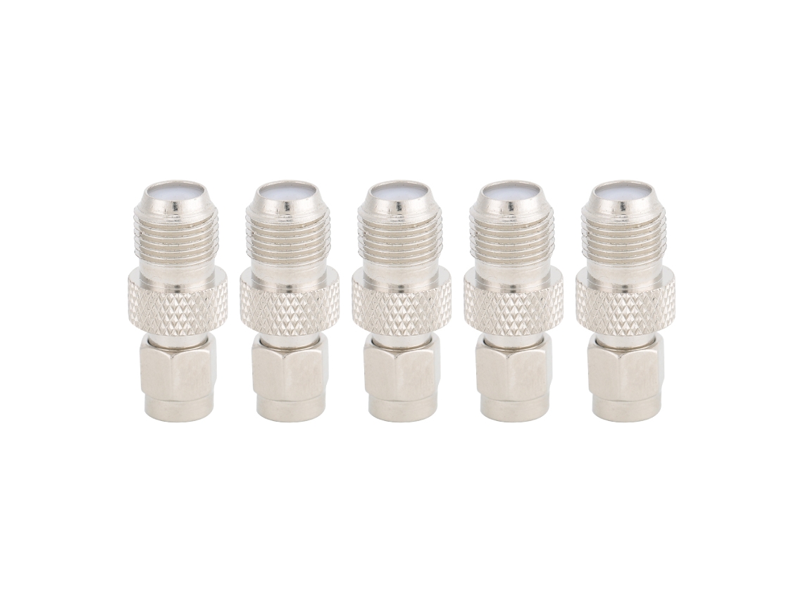 Adaptador de conexión coaxial RF de conector hembra SMA a conector hembra F