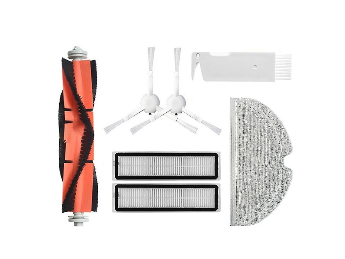 Compatible con Xiaomi Dreame D9 Max, cepillo principal, cepillo lateral, paños de fregado y filtro HEPA.