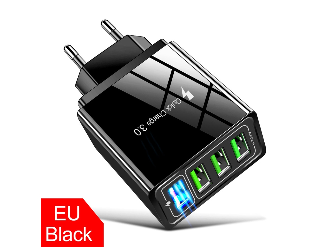 Mini Cargador Portátil De 5000 Mah Con Doble Puerto Y Carga Rápida Qc 3.0 (negro)