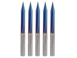 5 Brocas Rectas De 2 Filos Para Grabado De Alambre De 4 Mm, De Acero De Tungsteno, Herramienta De Tallado De 4x0,3x25 Mm