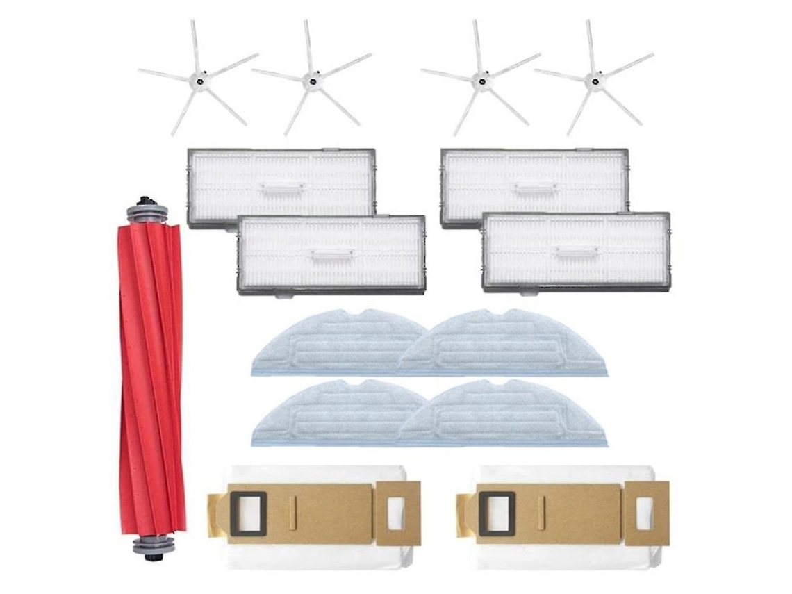 Kit de piezas de repuesto Cepillo principal Cepillos laterales Bolsa para polvo y filtros