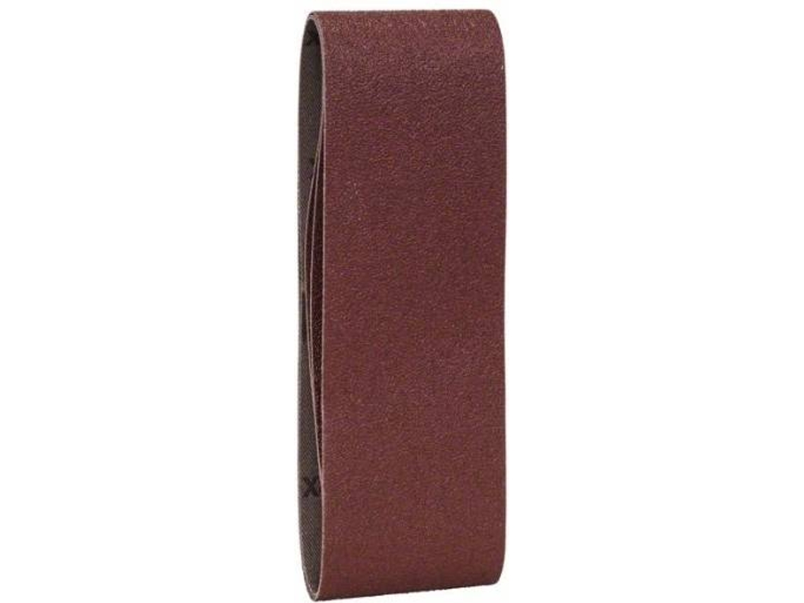 Conjunto de 3 Bandas de Lija BOSCH para Lijadora de Rolos - Qualidade Vermelho G= 60 - 80 - 100