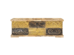Maison Exclusive - Mesa De Centro Madera Maciza De Mango 100x50x35 Cm