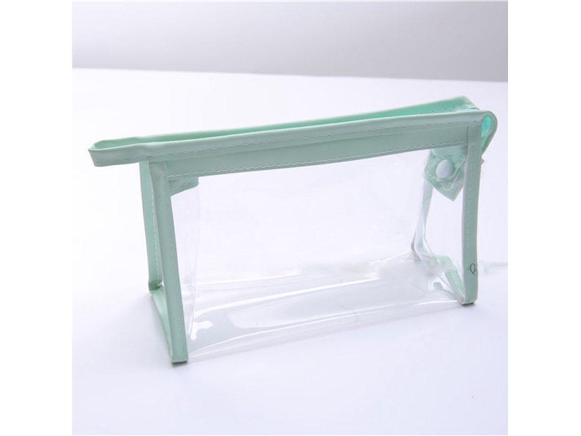 Estuche Transparente Para Lápices, Bolsa De Material De Examen De Gran Capacidad, Color Verde Claro SIURN
