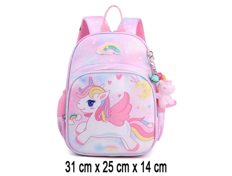 Mochila impermeable para niños, mochila escolar para adolescentes, rosa