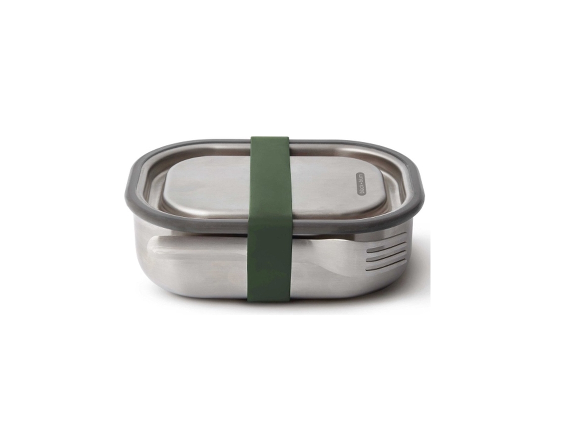 Fiambrera de acero inoxidable verde oliva con capacidad de 60 ml - Bam-ss-s010 - Kela Line