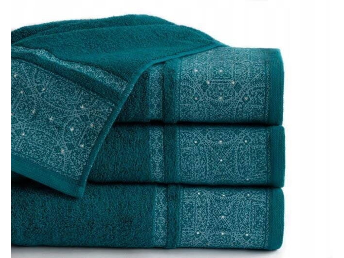 Toalla Sofia 70x140 Turquesa Oscuro 500g 100 Algodón