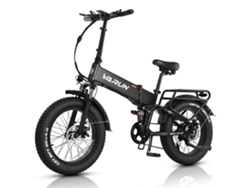 Bicicleta eléctrica plegable Varun S20-2 con suspensión total de 20 pulgadas y batería de 48 V y 13 Ah.