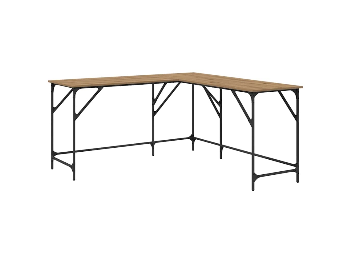 Mesa | Escritorio secreter, Roble artesanal, 149 x 149 x 75 cm, Madera procesada