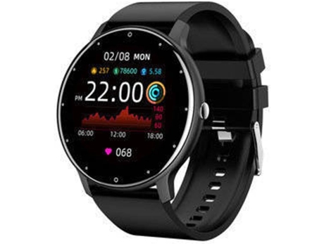 Smartwatch MDUG Monitor de Frequência Cardíaca Preto