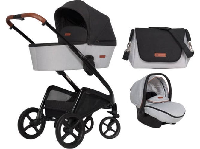 Carrito de Bebé Trio EURO-CART Isofix Ready Gris