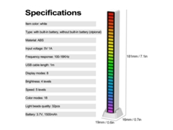 Luz Led Rgb Con Control De Sonido Y Ritmo, Bombilla Colorida Para Coche Y Hogar, Económica Y Alimentada Por Usb.