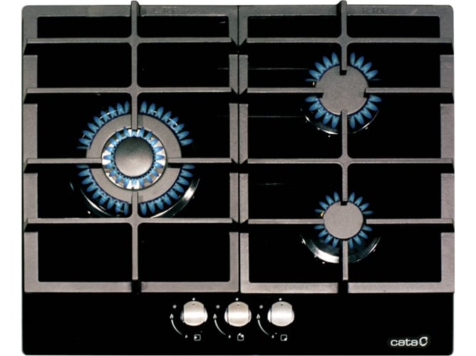 Placa de Gas CATA LCI 6021 BK (Gas Natural - 60 cm - Negro)