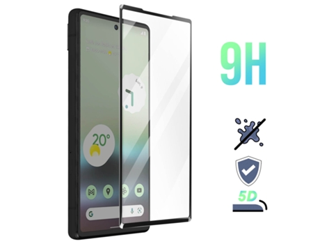Protector de Pantalla para Google Pixel 6A AVIZAR Vidrio Templado Negro
