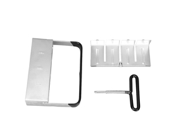 Bloqueador De Suelo Manual Cuádruple Con Mango Ergonómico Para Plantar Semillas Y Estacas.