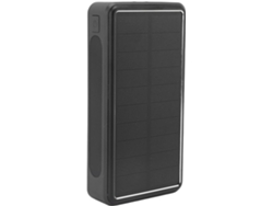 Batería Solar Portátil De 50000 Mah En Aleación De Aluminio, Con Luz Led.