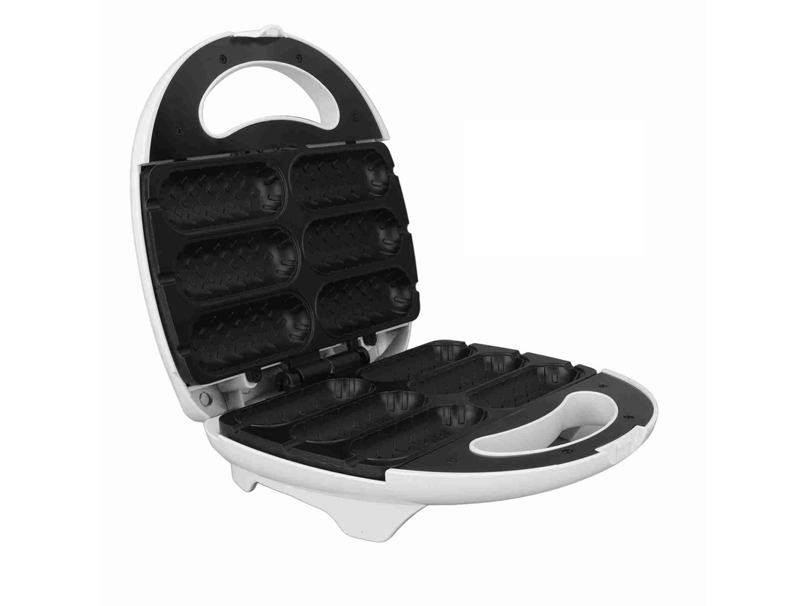 Fabricante De Cachorros-elétricos Waffle 750w Anti-aderente Faz 6 Mini De Uma Vez Plugue Eu 220-240v