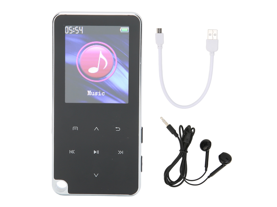 Reproductor De Música Digital Bluetooth 4.0 De 1,8 Pulgadas Con Función De Grabación, 32 Gb, Para Caminar Y Correr.